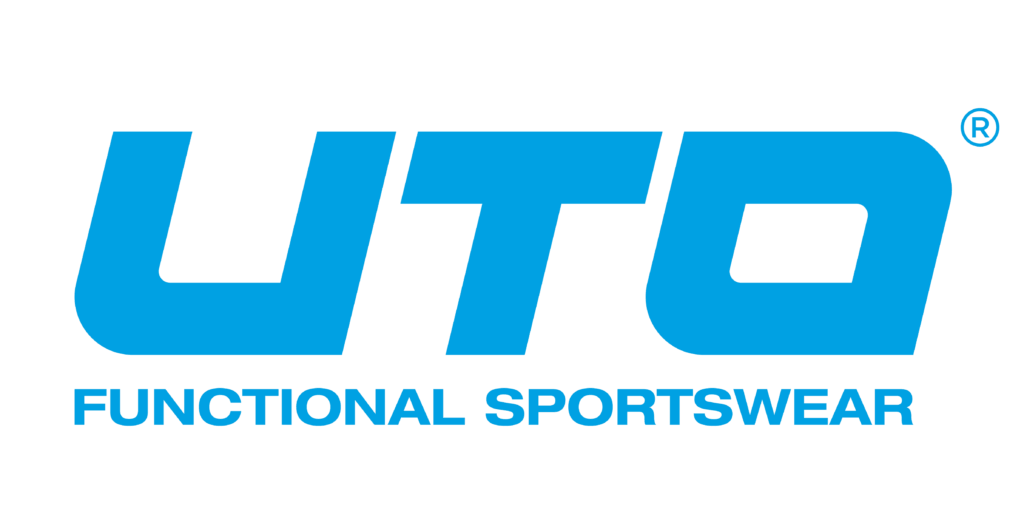 Logo for UTO Functional Sportswear, a brand transforming waste into activewear.